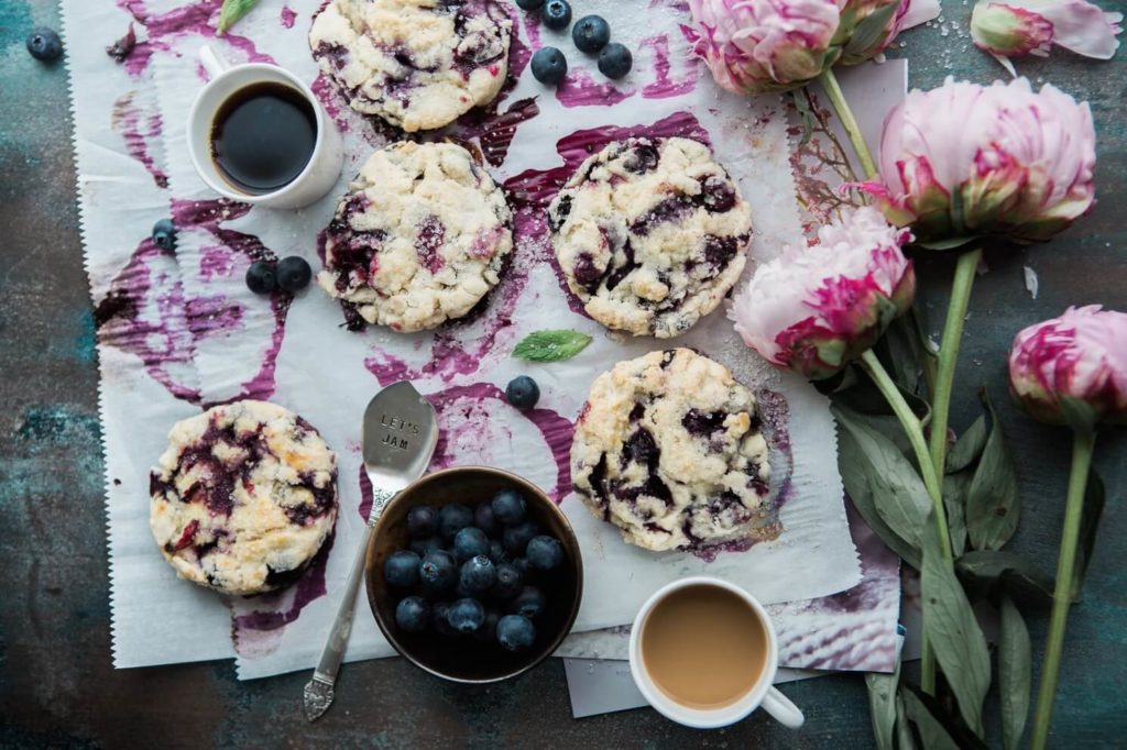 get glowing skin with blueberry cookies