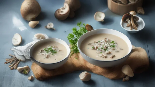 Creamy Dairy Free Mushroom Soup